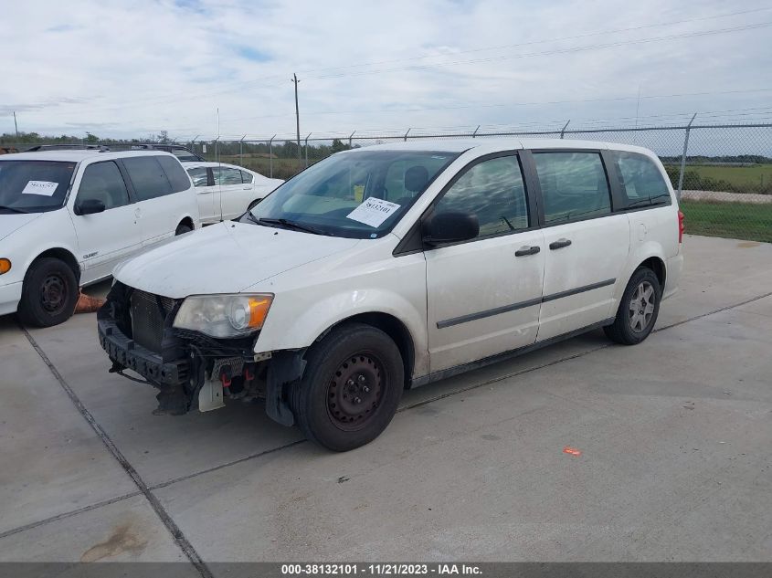2013 DODGE GRAND CARAVAN SE - 2C4RDGBG0DR507927