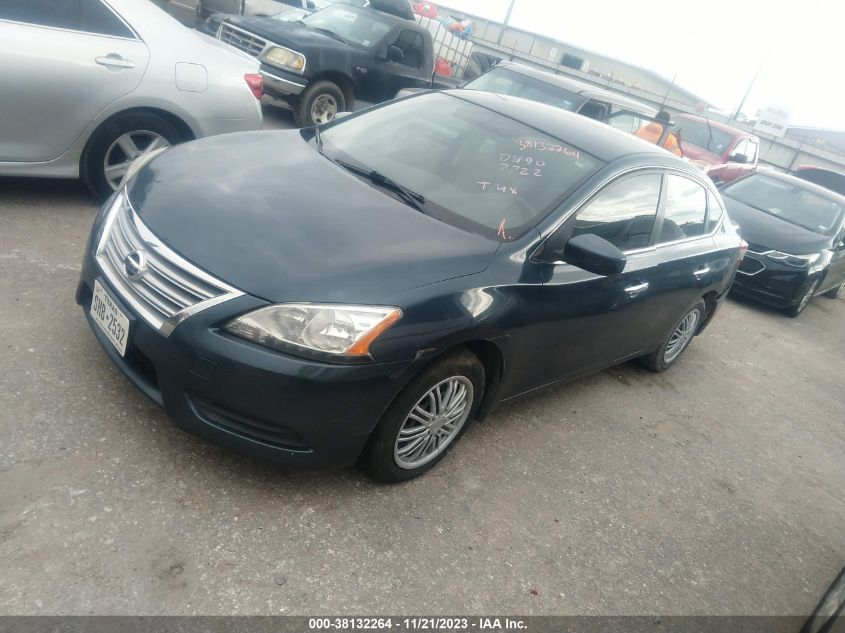 2013 NISSAN SENTRA S/SV/SR/SL - 1N4AB7AP0DN907722