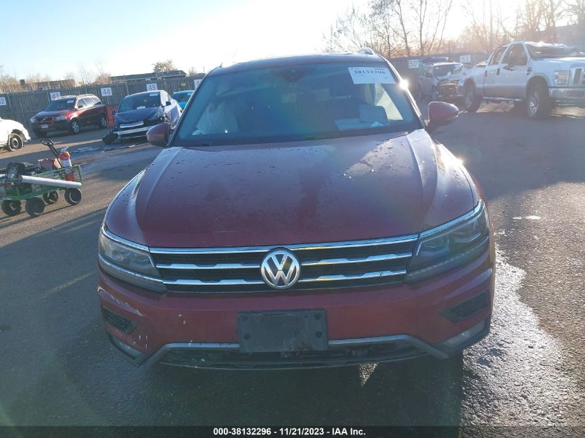 2018 VOLKSWAGEN TIGUAN 2.0T SEL PREMIUM - 3VV4B7AX1JM134533