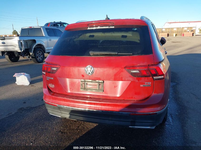 2018 VOLKSWAGEN TIGUAN 2.0T SEL PREMIUM - 3VV4B7AX1JM134533