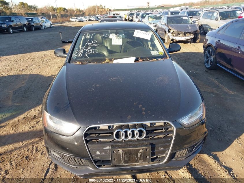 2014 AUDI A4 PREMIUM - WAUBFAFL5EN002011