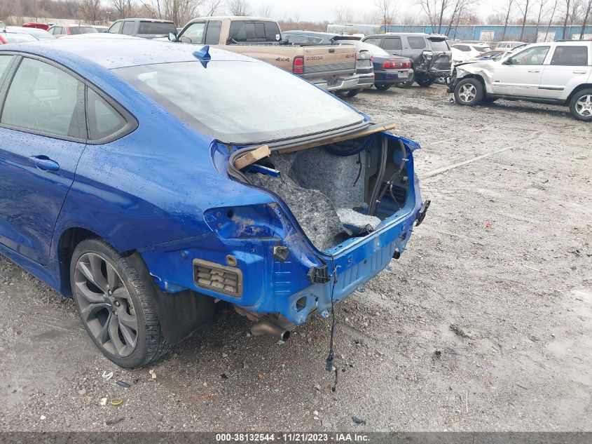 2015 CHRYSLER 200 S - 1C3CCCBB6FN606102
