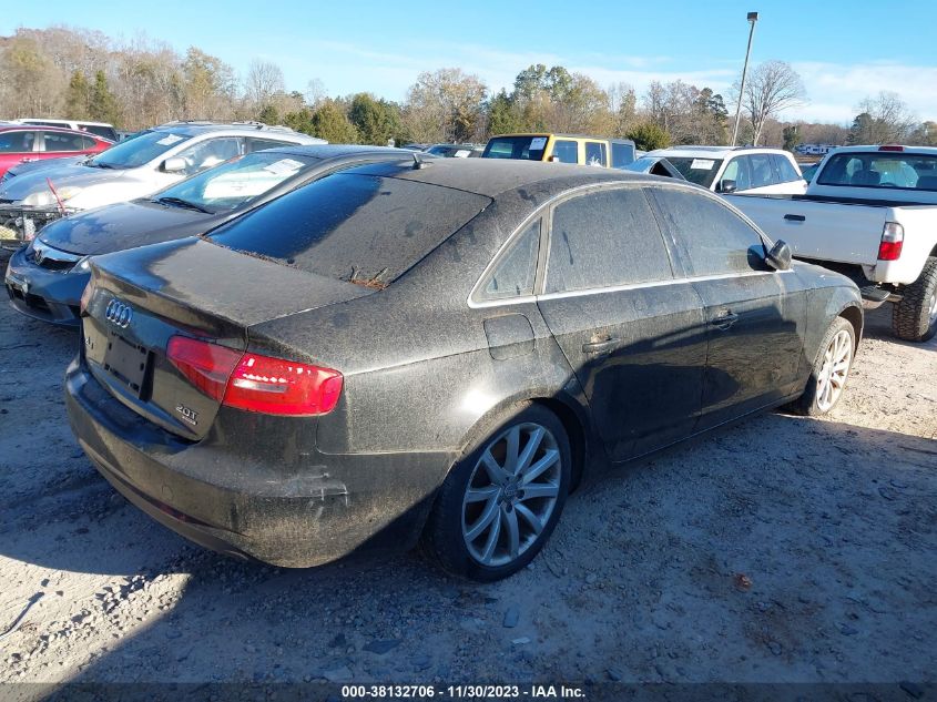 2013 AUDI A4 2.0T PREMIUM - WAUFFAFL3DN018918