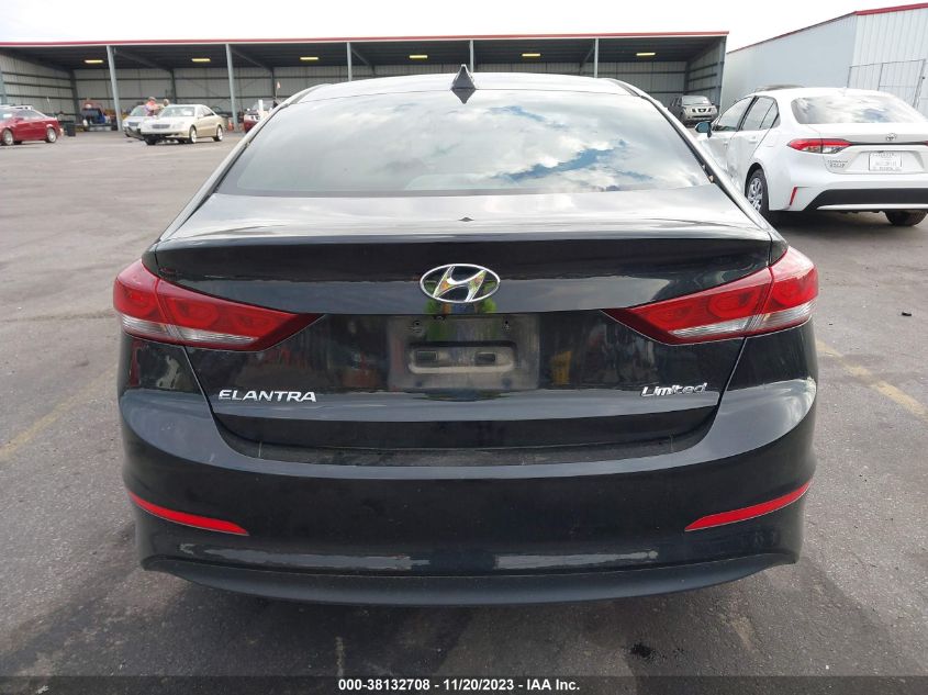2017 HYUNDAI ELANTRA LIMITED - 5NPD84LF3HH086632