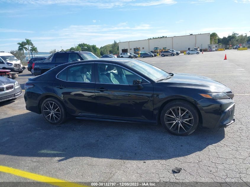 2021 TOYOTA CAMRY SE/SE NIGHT SHADE - 4T1G11AK0MU483288