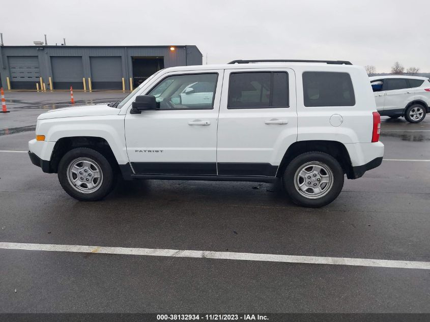 2016 JEEP PATRIOT SPORT - 1C4NJPBB6GD805062