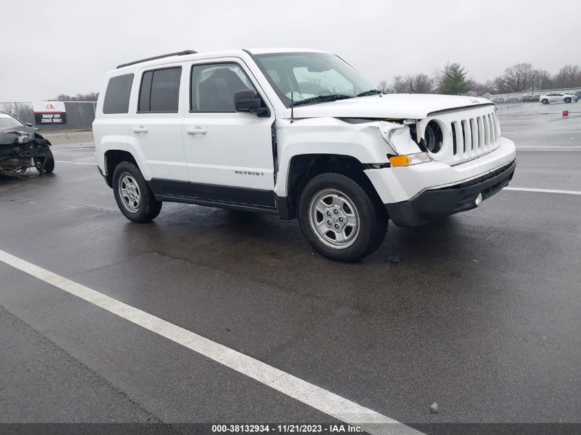 2016 JEEP PATRIOT SPORT - 1C4NJPBB6GD805062