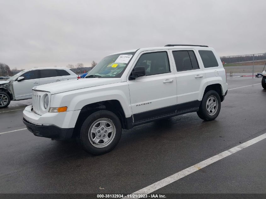 2016 JEEP PATRIOT SPORT - 1C4NJPBB6GD805062