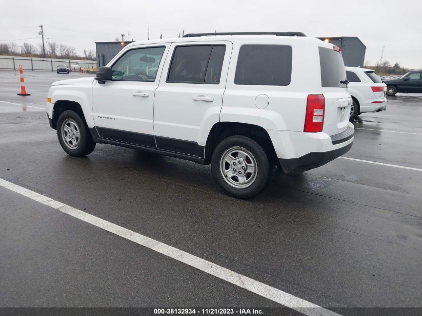 2016 JEEP PATRIOT SPORT - 1C4NJPBB6GD805062