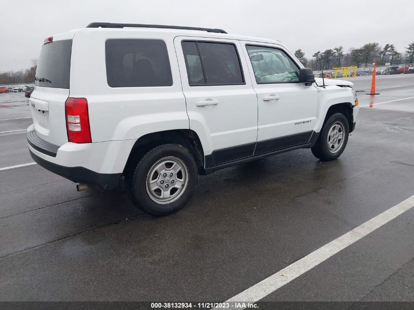 2016 JEEP PATRIOT SPORT - 1C4NJPBB6GD805062