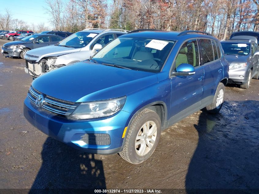 2017 VOLKSWAGEN TIGUAN S/LIMITED - WVGAV7AX9HW509888