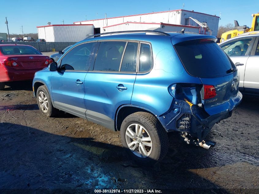 2017 VOLKSWAGEN TIGUAN S/LIMITED - WVGAV7AX9HW509888