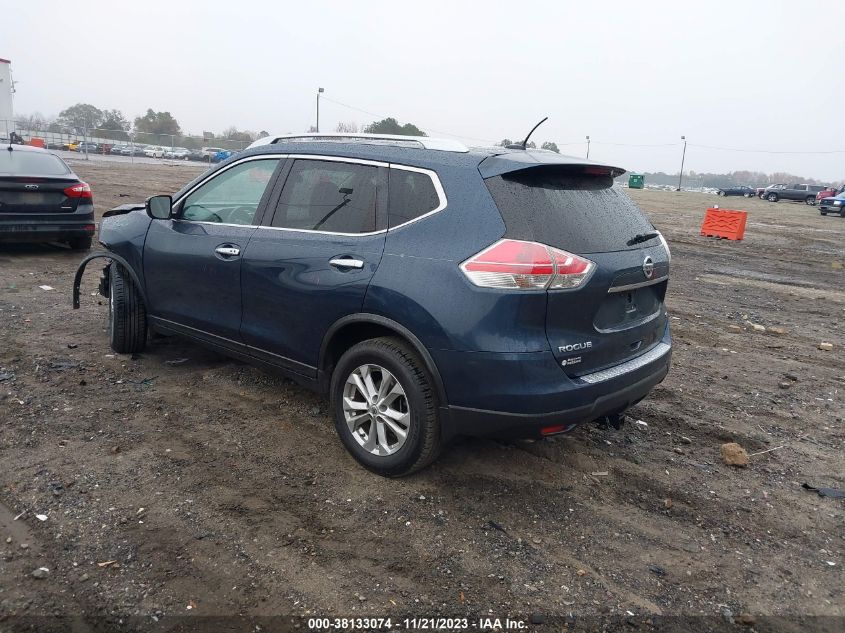 2016 NISSAN ROGUE SV - KNMAT2MT9GP657215