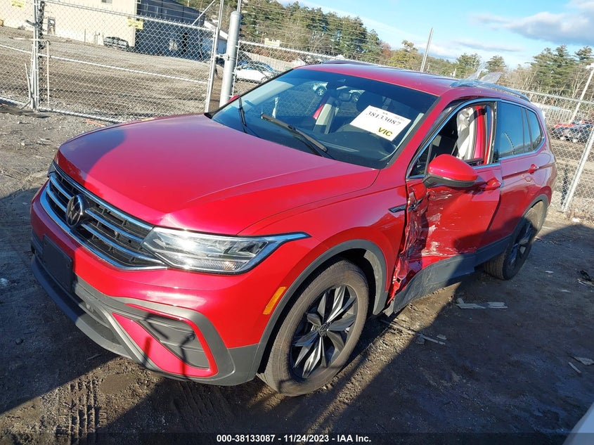 VIN 3VV2B7AX0NM168623 2022 VOLKSWAGEN TIGUAN SE