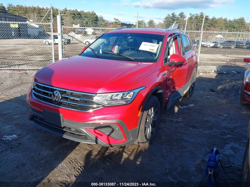 VIN 3VV2B7AX0NM168623 2022 VOLKSWAGEN TIGUAN SE