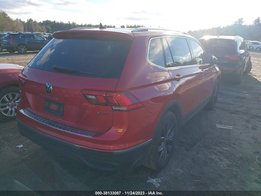 VIN 3VV2B7AX0NM168623 2022 VOLKSWAGEN TIGUAN SE