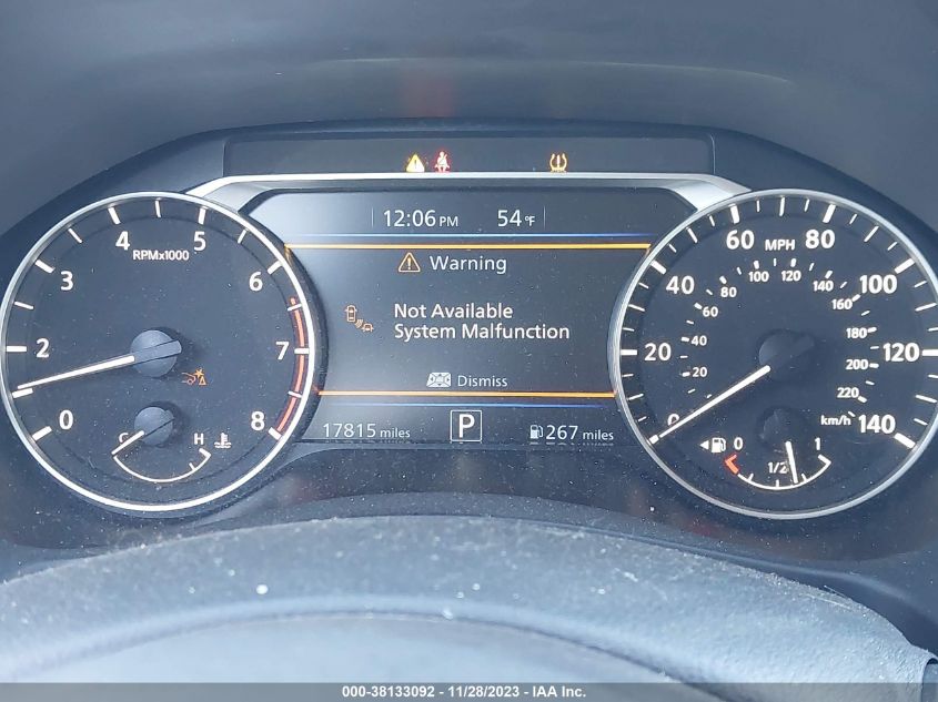 2022 NISSAN ALTIMA SR - 1N4BL4CV2NN354486