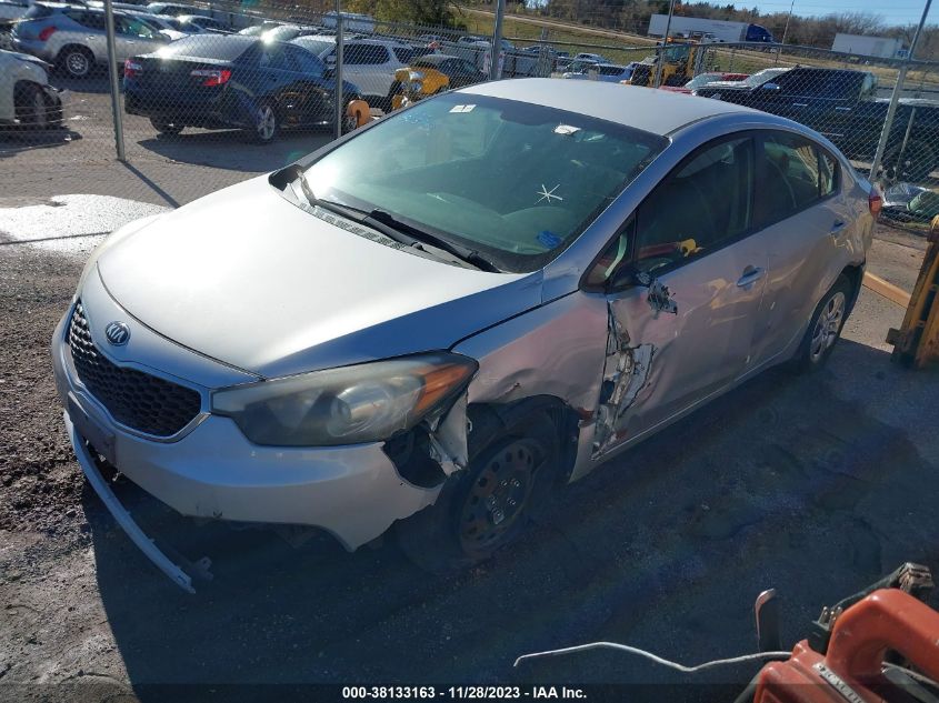 2015 KIA FORTE LX - KNAFK4A6XF5330929