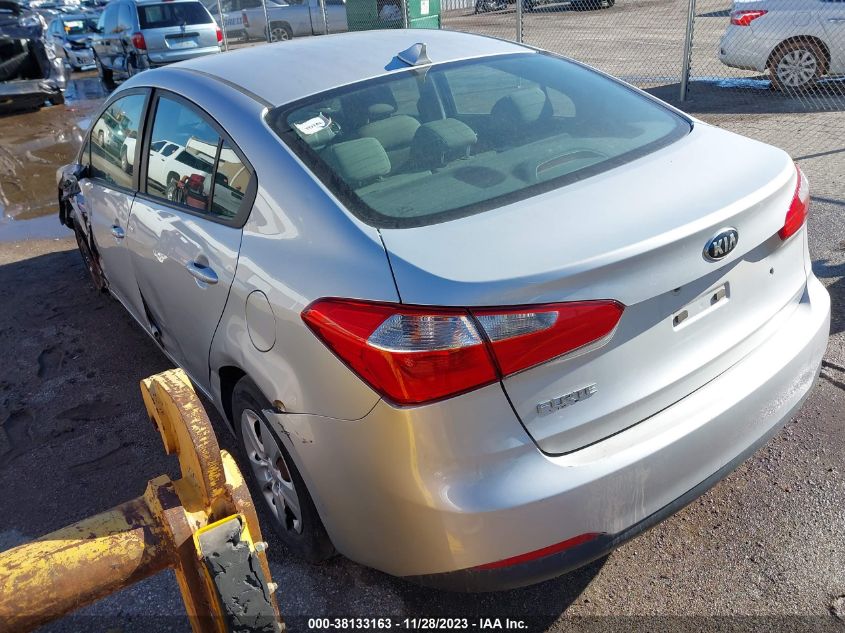 2015 KIA FORTE LX - KNAFK4A6XF5330929