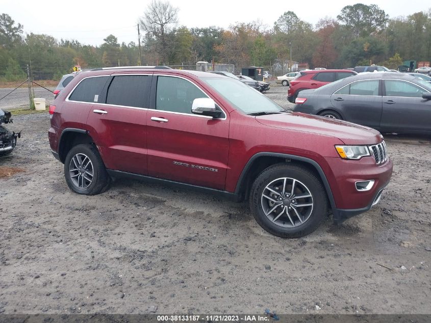 VIN 1C4RJEBG3KC656173 Jeep Grand Cherokee LIMITED 4X2 2019