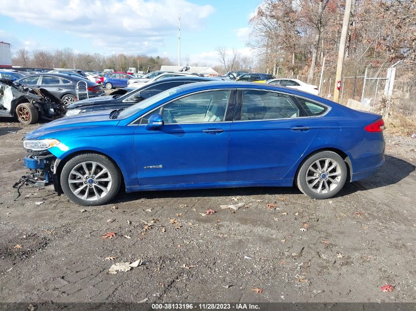 2017 FORD FUSION HYBRID SE - 3FA6P0LU6HR128653