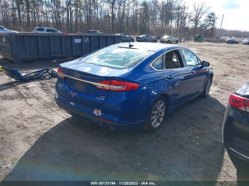 2017 FORD FUSION HYBRID SE - 3FA6P0LU6HR128653
