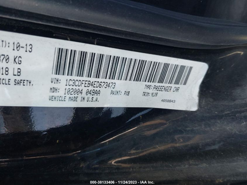 2014 DODGE DART GT - 1C3CDFEB4ED673473