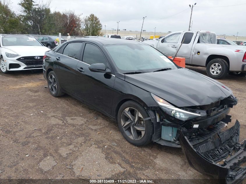 2021 HYUNDAI ELANTRA LIMITED - 5NPLP4AG2MH016737