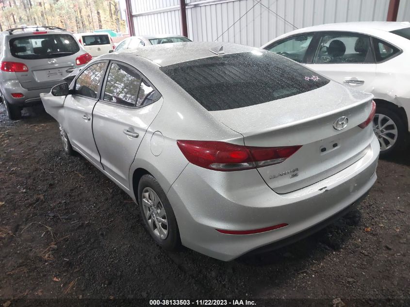 2017 HYUNDAI ELANTRA SE - 5NPD74LF2HH160190
