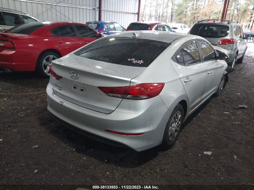 2017 HYUNDAI ELANTRA SE - 5NPD74LF2HH160190