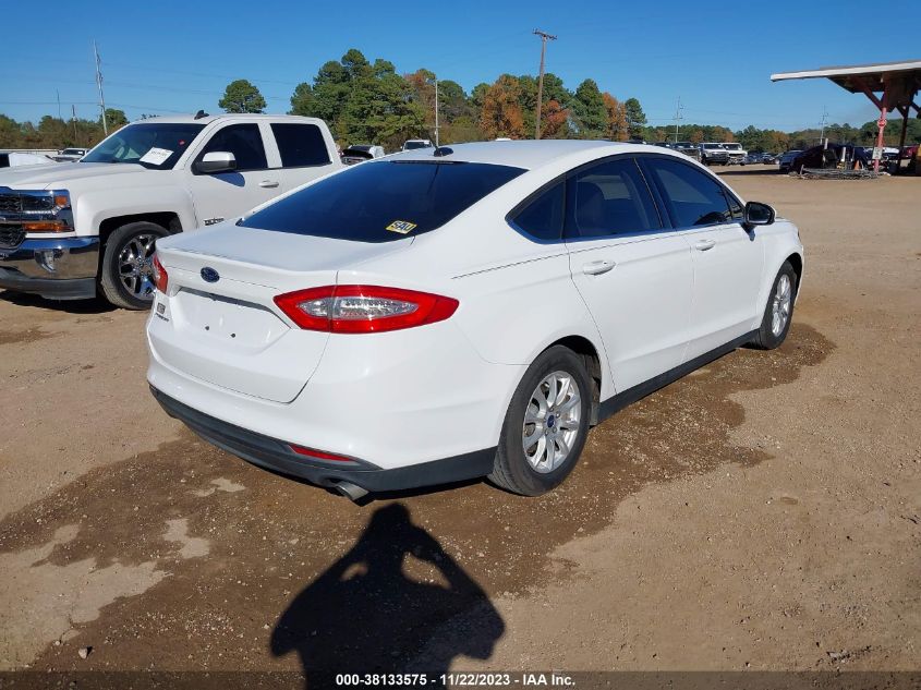 2015 FORD FUSION S - 3FA6P0G76FR166966