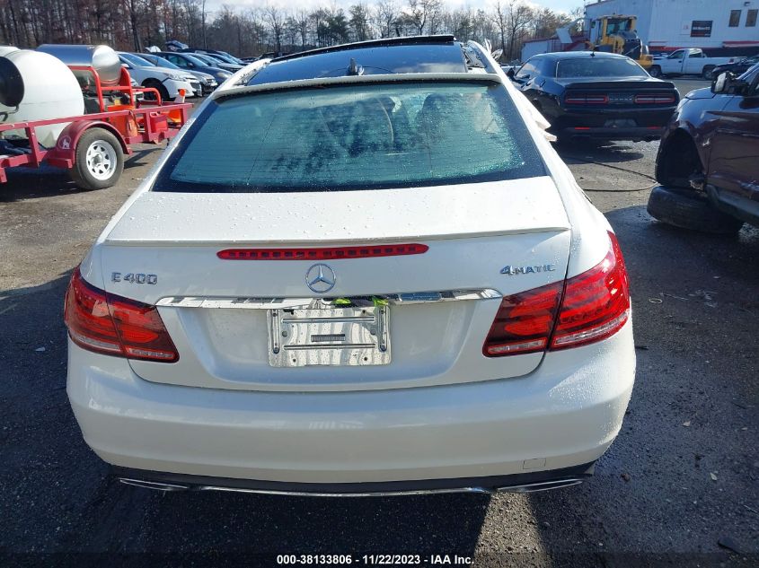 2015 MERCEDES-BENZ E 400 4MATIC WDDKJ6HB1FF300690