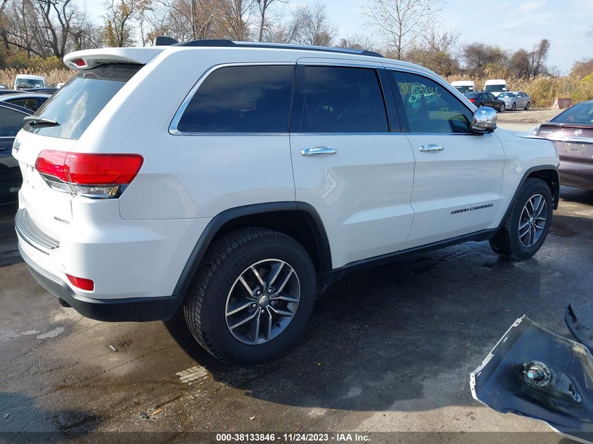 VIN 1C4RJFBGXHC754261 2017 JEEP GRAND CHEROKEE LIMITED 4X4