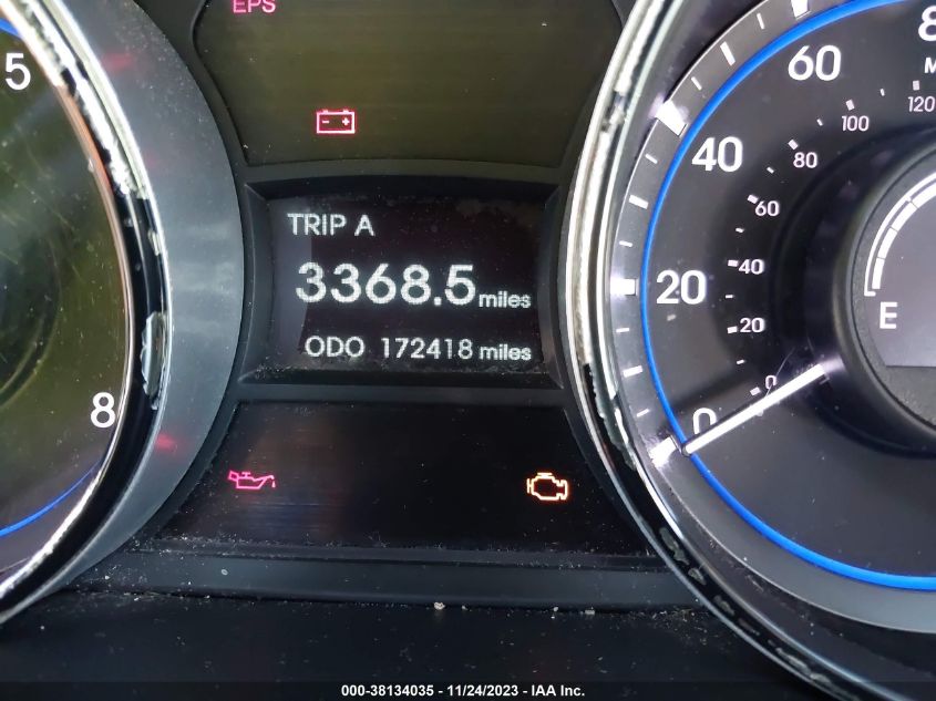 2013 HYUNDAI SONATA GLS - 5NPEB4ACXDH670339