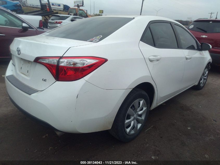 2015 TOYOTA COROLLA LE - 5YFBURHEXFP327909