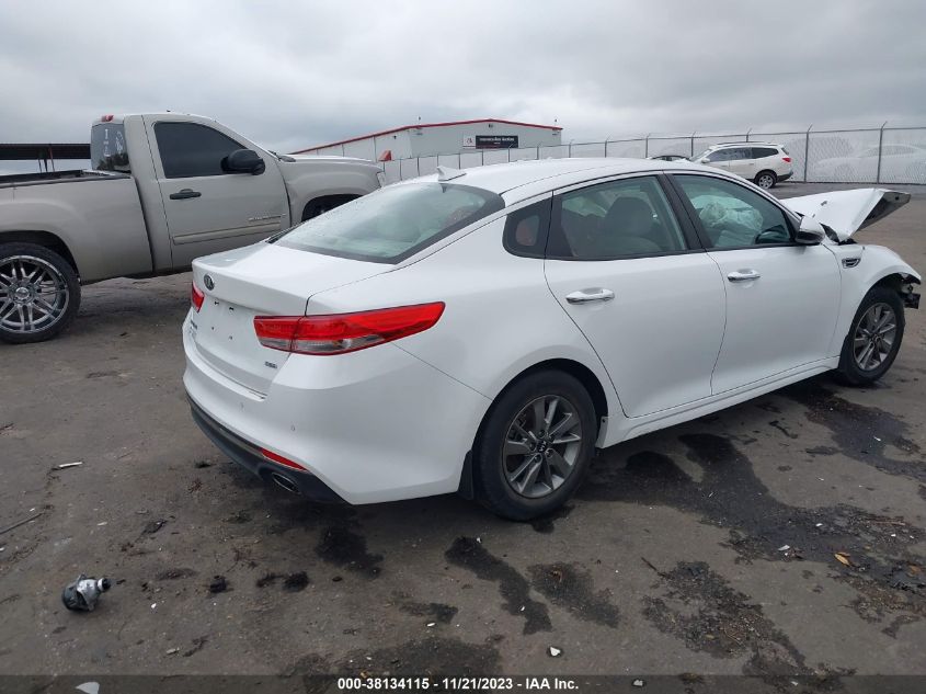 2016 KIA OPTIMA LX TURBO - 5XXGT4L15GG029357