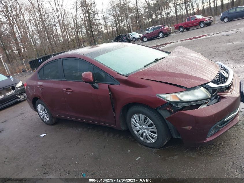2013 HONDA CIVIC LX - 2HGFB2F51DH575553