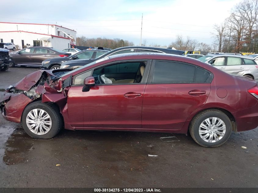 2013 HONDA CIVIC LX - 2HGFB2F51DH575553