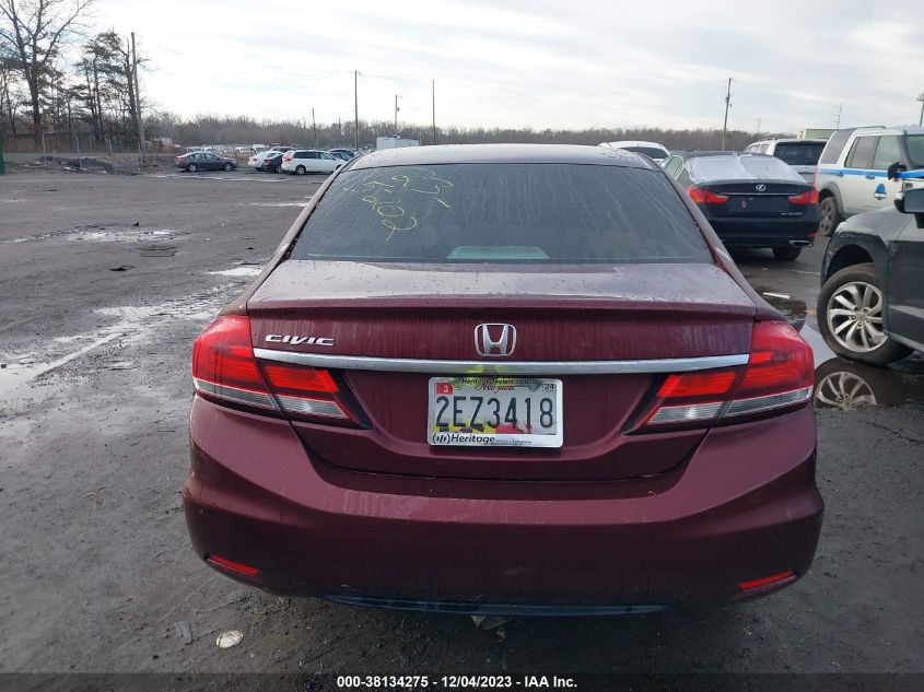2013 HONDA CIVIC LX - 2HGFB2F51DH575553