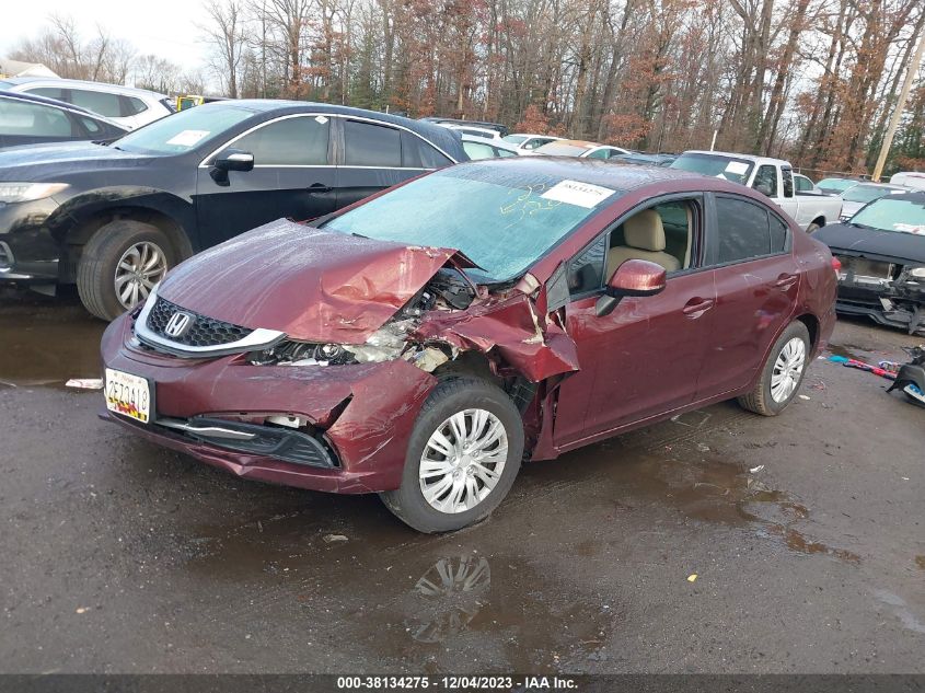 2013 HONDA CIVIC LX - 2HGFB2F51DH575553
