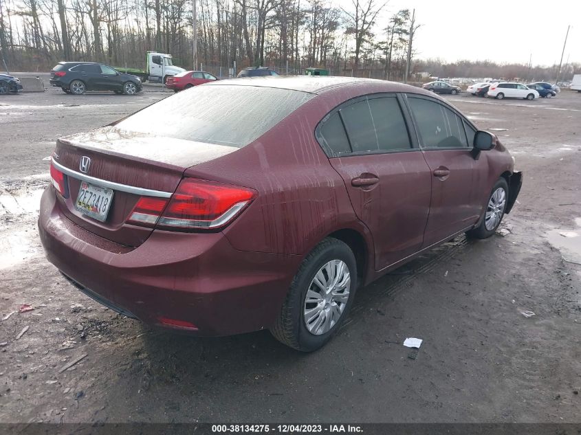 2013 HONDA CIVIC LX - 2HGFB2F51DH575553