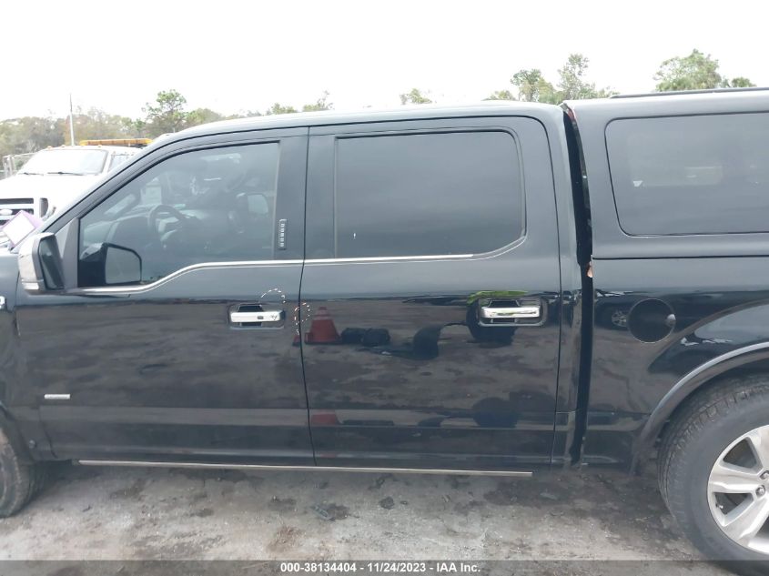 2017 FORD F-150 PLATINUM - 1FTEW1EG0HFA66508