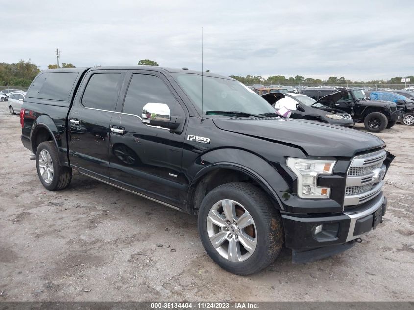 2017 FORD F-150 PLATINUM - 1FTEW1EG0HFA66508