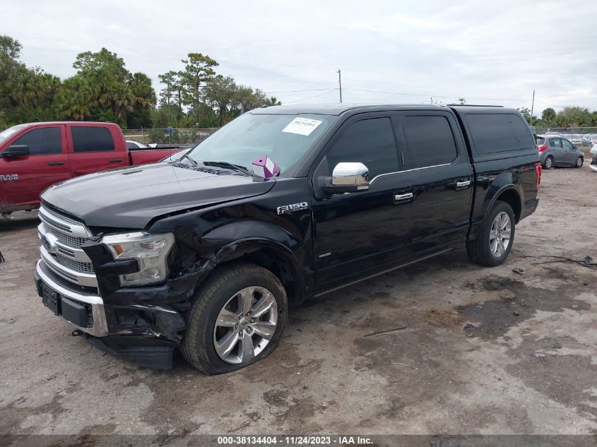 2017 FORD F-150 PLATINUM - 1FTEW1EG0HFA66508