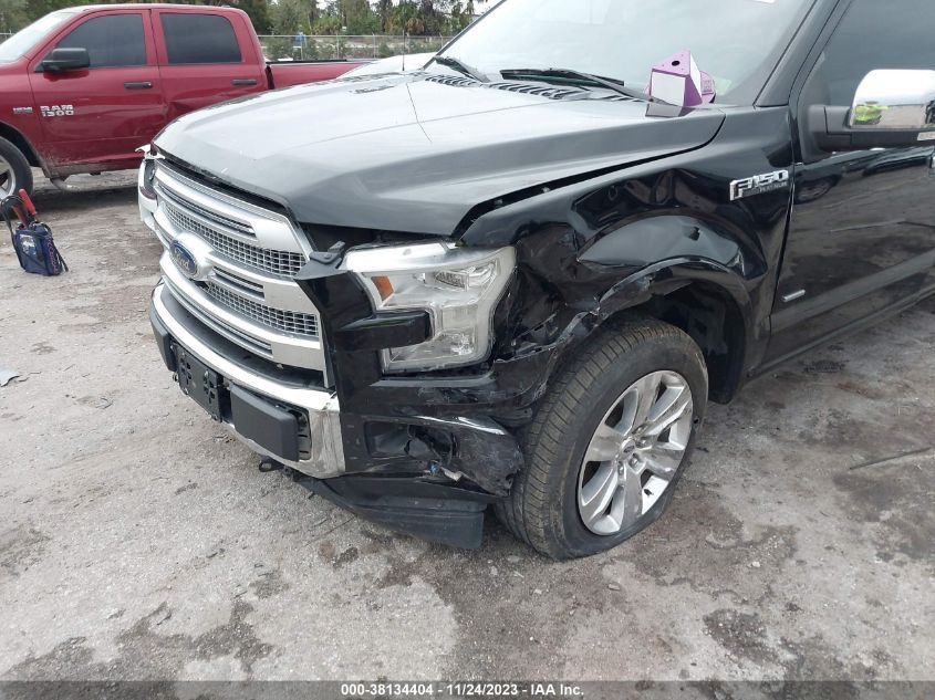 2017 FORD F-150 PLATINUM - 1FTEW1EG0HFA66508