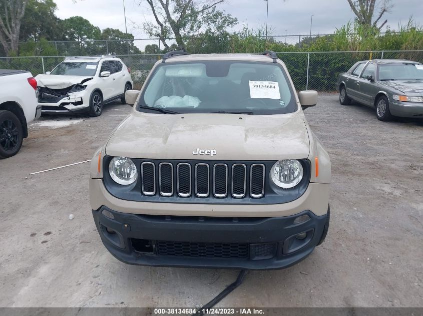 2016 JEEP RENEGADE LATITUDE - ZACCJABT0GPE01883
