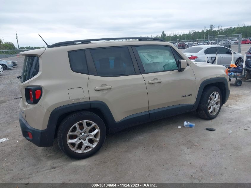 2016 JEEP RENEGADE LATITUDE - ZACCJABT0GPE01883