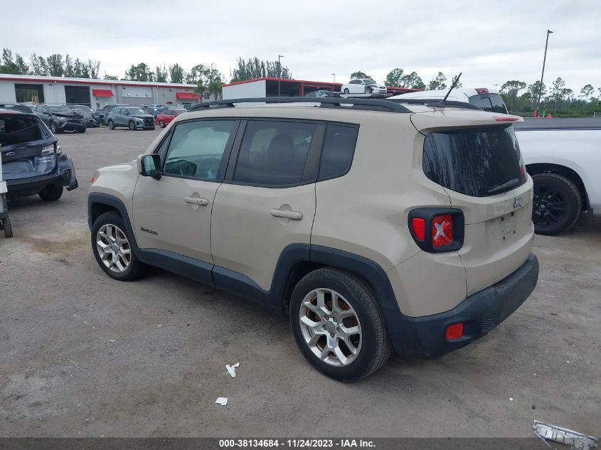2016 JEEP RENEGADE LATITUDE - ZACCJABT0GPE01883