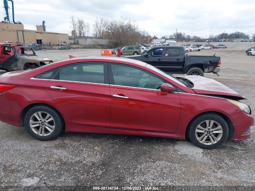 2014 HYUNDAI SONATA GLS - 5NPEB4AC9EH843236