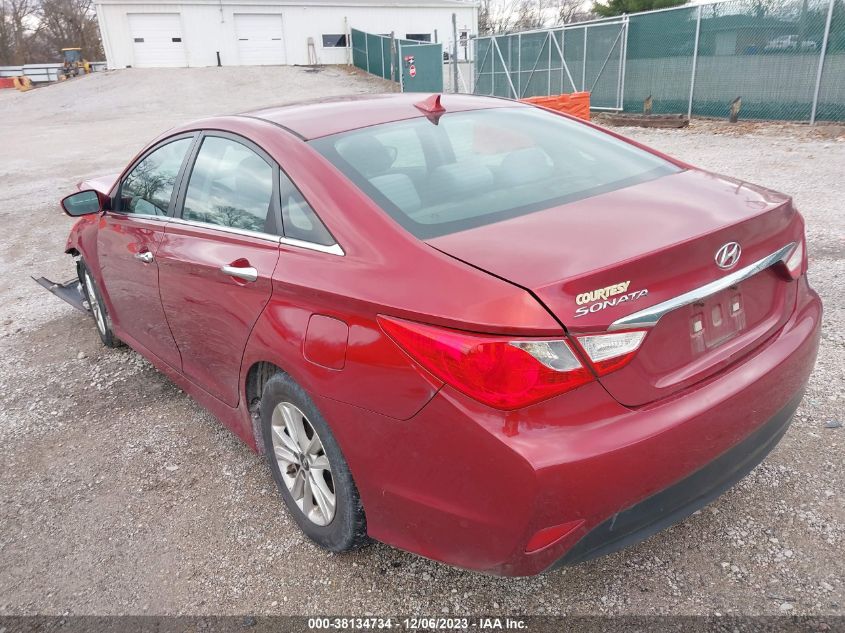 2014 HYUNDAI SONATA GLS - 5NPEB4AC9EH843236